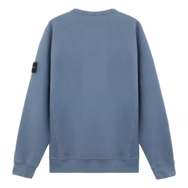 STONE ISLAND Stone Island 62420 Organisch Katoen Fleece Sweatshirt Blauwgrijs - Match Laren