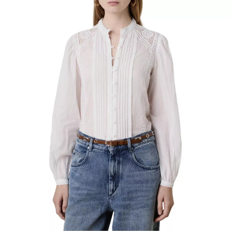 ISABEL MARANT Isabel Marant Greicy Blouse Wit - Sisera Laren