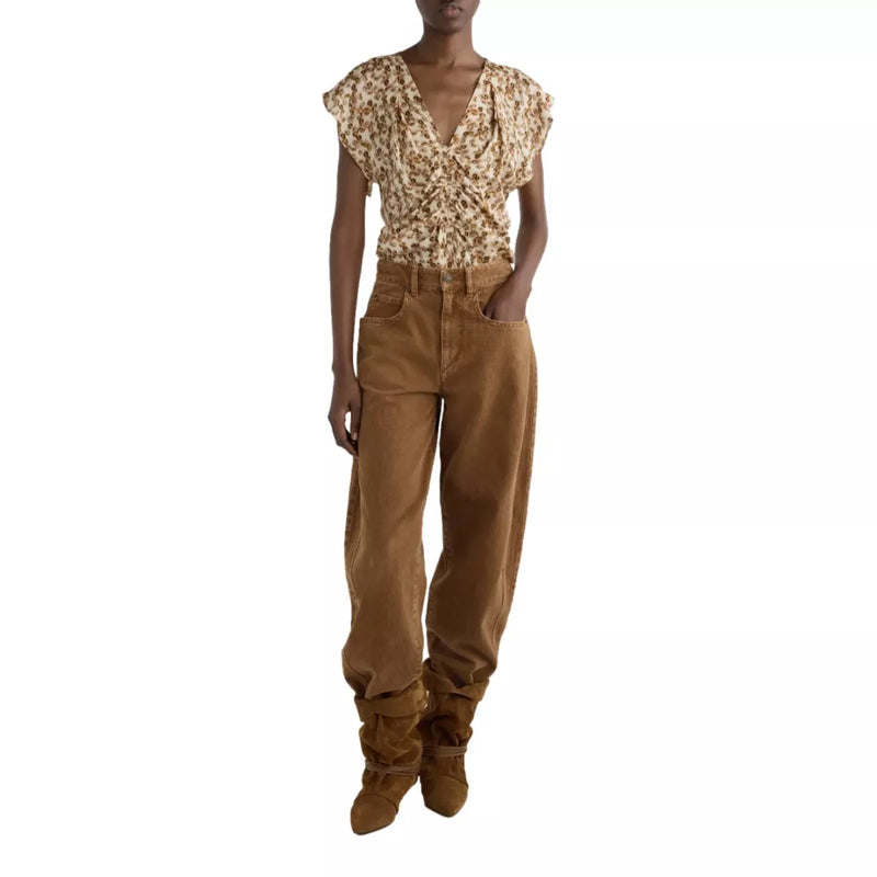 ISABEL MARANT Isabel Marant Oriane Broek Terrakleur - Sisera Laren