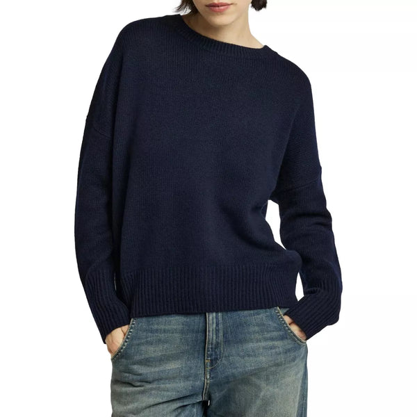LISA YANG Lisa Yang Mila Sweater Donkerblauw - Match Laren