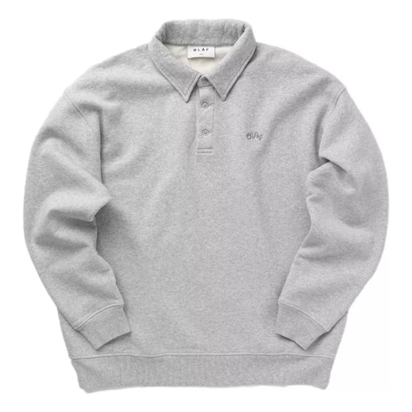 OLAF Olaf Signature Polo Oversized Lichtgrijs - Match Laren