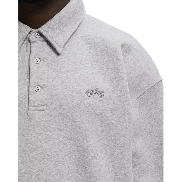 OLAF Olaf Signature Polo Oversized Lichtgrijs - Match Laren