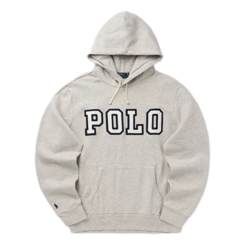 POLO RALPH LAUREN Polo Ralph Lauren Long Sleeve Hoodie Grijs Melee - Match Laren