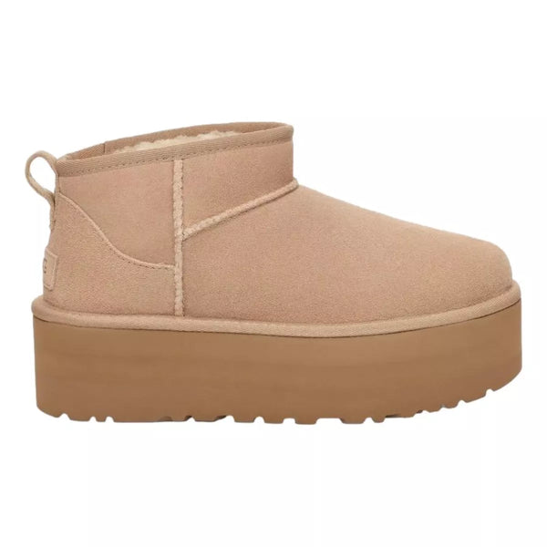 UGG Ugg Classic Ultra Mini Platform-Laars Zand - Match Laren