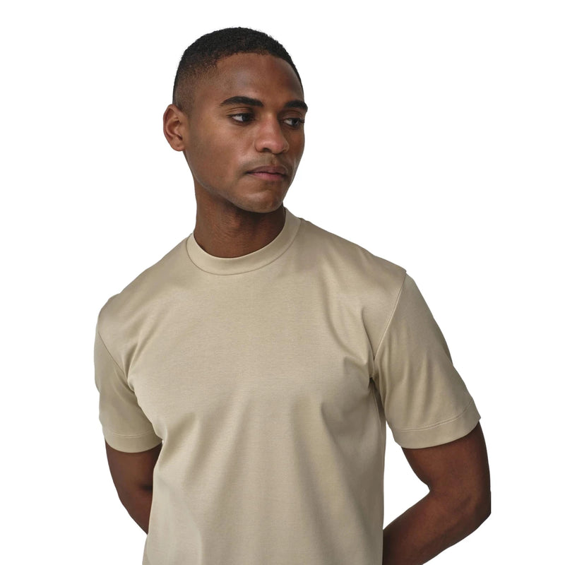 VALENZA Valenza Supima T-shirt Taupe - Match Laren