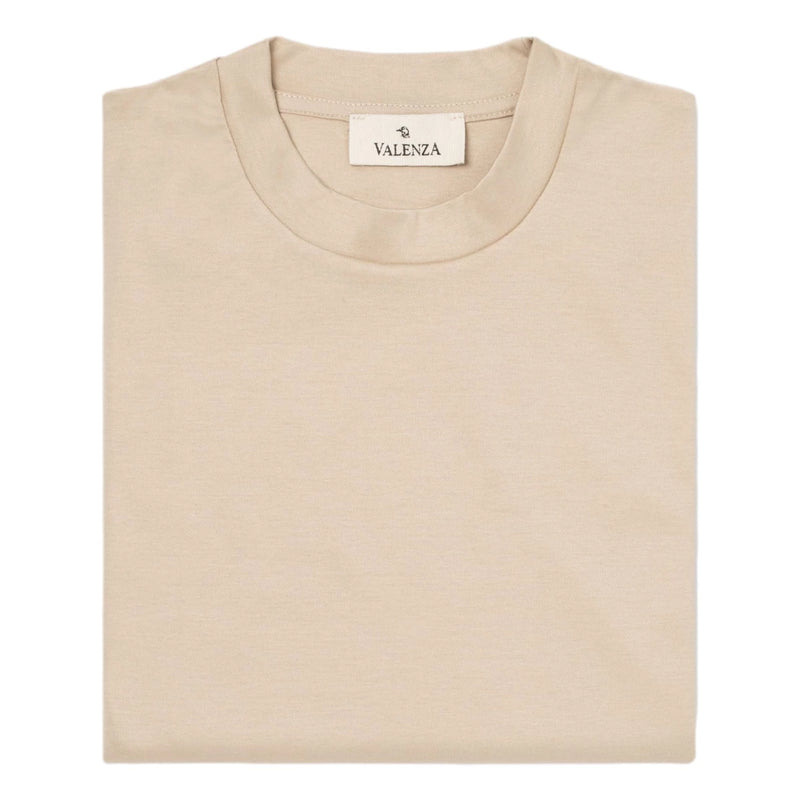 VALENZA Valenza Supima T-shirt Taupe - Match Laren