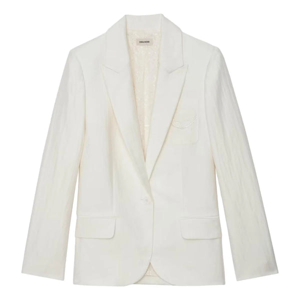 ZADIG & VOLTAIRE Zadig Et Voltaire Vow Blazer Wit - Match Laren