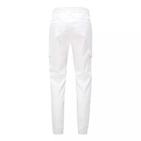 A TRIP IN A BAG M BROEK A trip in a bag Corduroy joggerbroek 'Smart Cord Cargo' wit