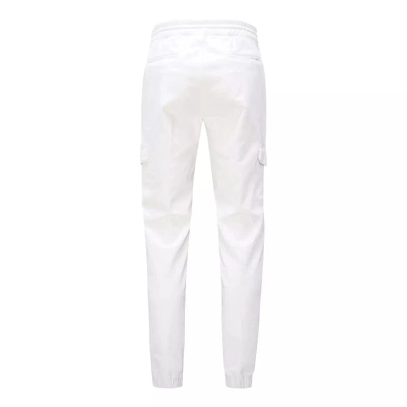 A TRIP IN A BAG M BROEK A trip in a bag Corduroy joggerbroek 'Smart Cord Cargo' wit