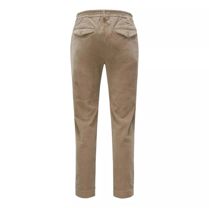A TRIP IN A BAG M BROEK A trip in a bag Corduroy joggerbroek 'Smart Pants Cord' taupe - Match Laren