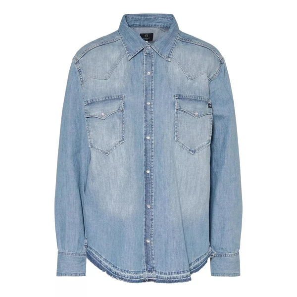 AG JEANS M BLOUSE L / LICHT DENIM AG Jeans Denim Blouse - Match Laren