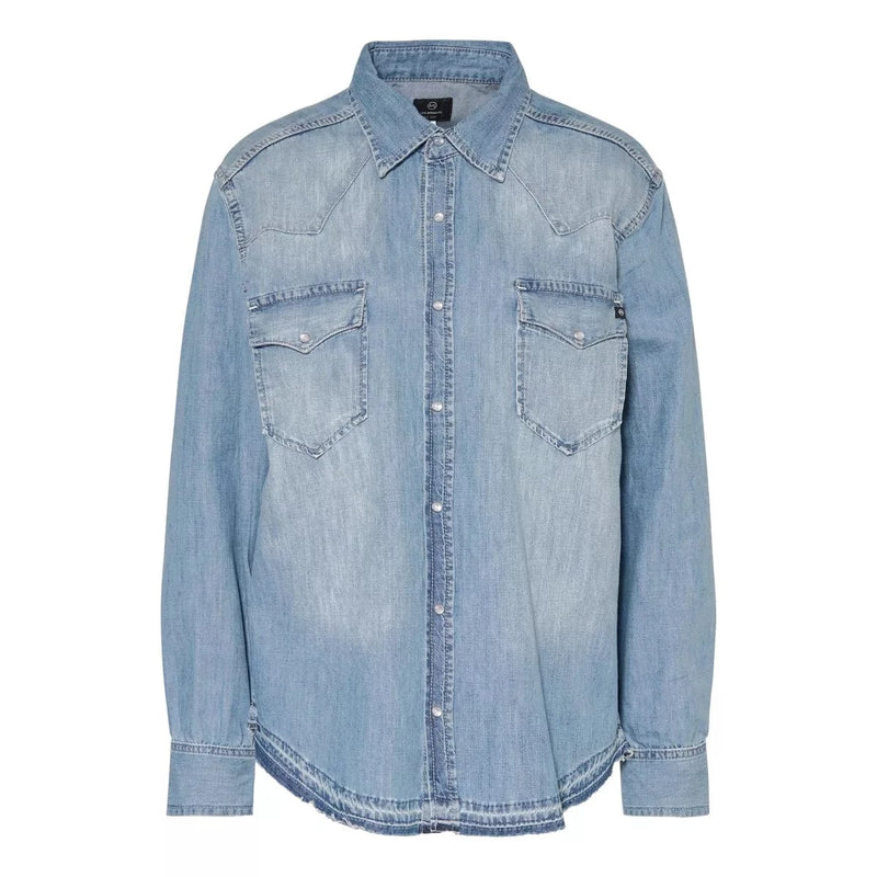 AG JEANS M BLOUSE L / LICHT DENIM AG Jeans Denim Blouse - Match Laren