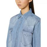 AG JEANS M BLOUSE L / LICHT DENIM AG Jeans Denim Blouse - Match Laren
