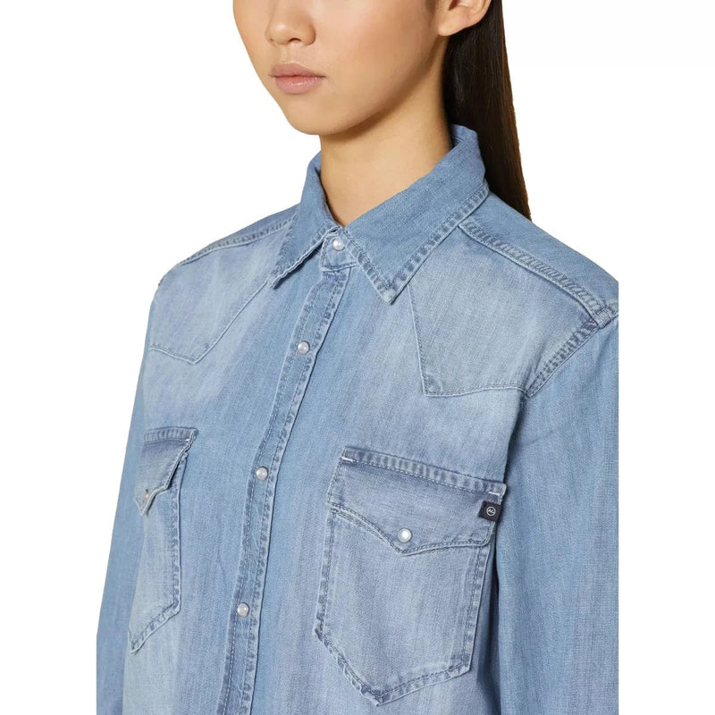 AG JEANS M BLOUSE L / LICHT DENIM AG Jeans Denim Blouse - Match Laren