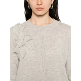 ALLUDE M VEST Allude Floral Vest Crème - Sisera Laren