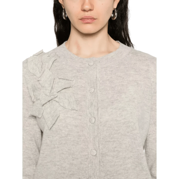 ALLUDE M VEST Allude Floral Vest Crème - Sisera Laren