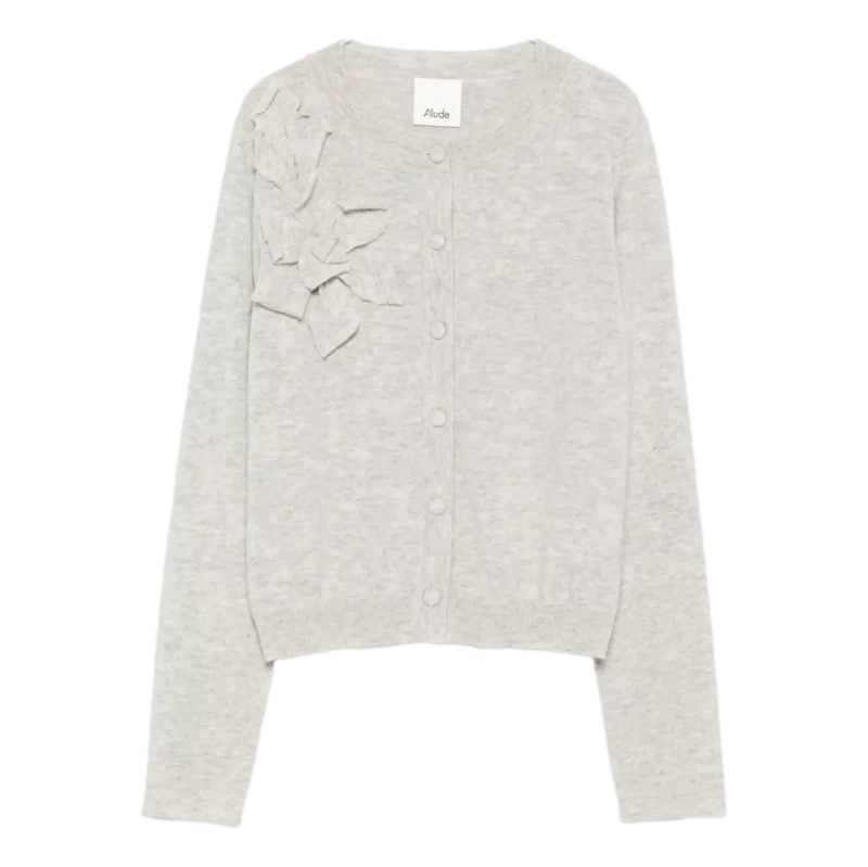 ALLUDE M VEST S / KIT Allude Floral Vest Crème - Sisera Laren