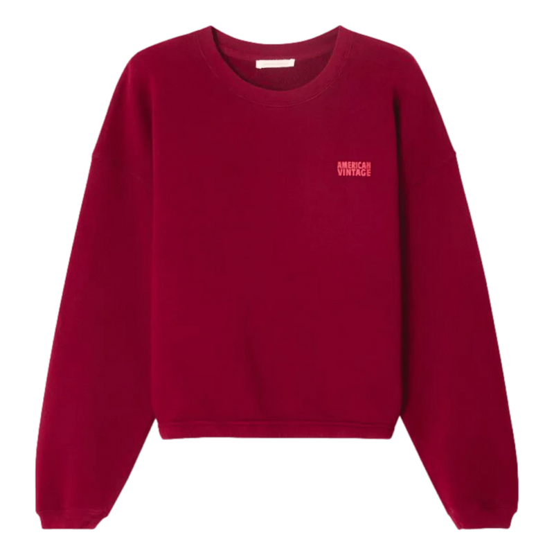 AMERICAN VINTAGE M SWEATER S / BORDEAUX American Vintage Sweater Izubird Bordeaux - Sisera