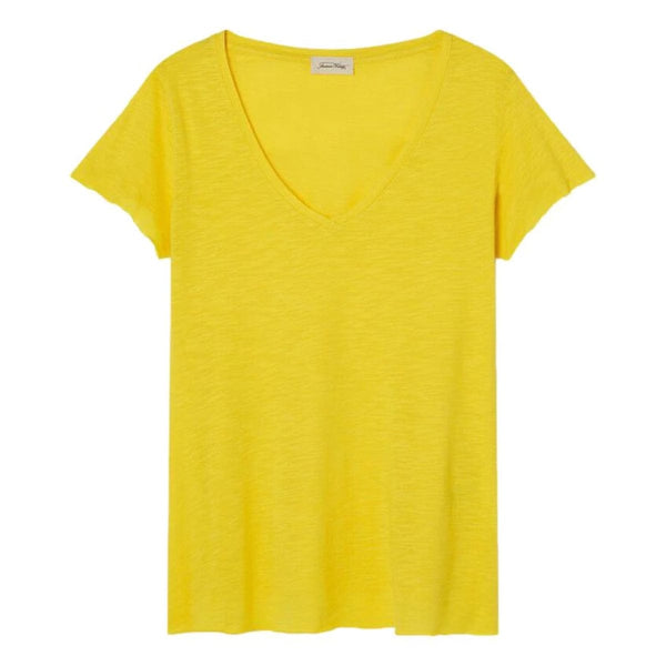 AMERICAN VINTAGE M T-SHIRT L / GEEL American vintage- jac51v t-shirt- geel