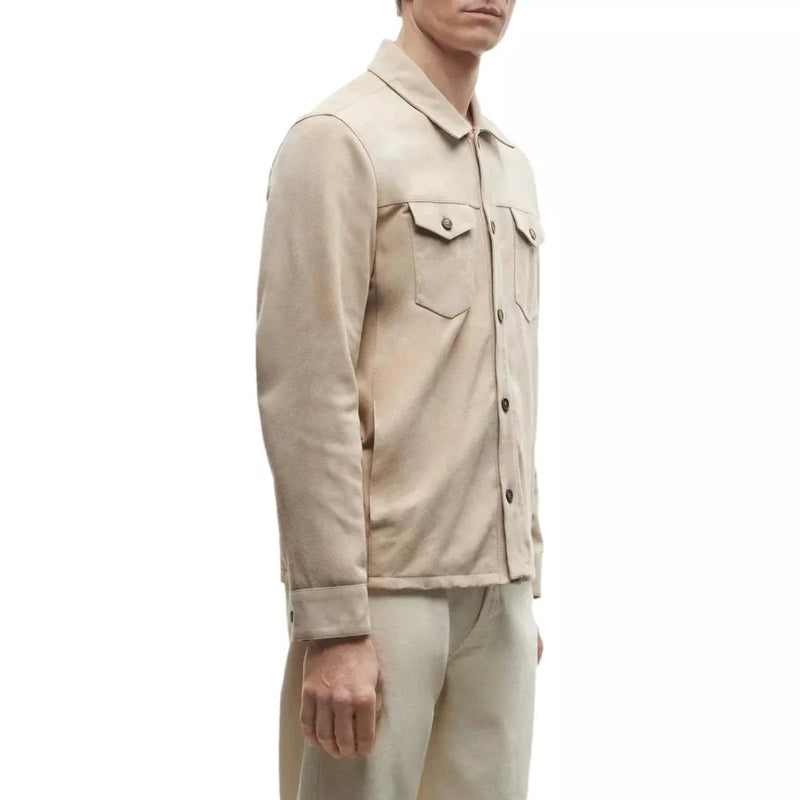 ARMA OUTDOOR SHIRT DEX Suede Western Shirt grijs - Match Laren