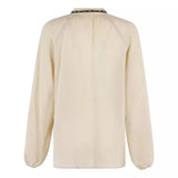 BAZAR DE LUXE M TOP 42 / ZAND COMBI Bazar De Luxe Blouse Zandkleur - Match Laren