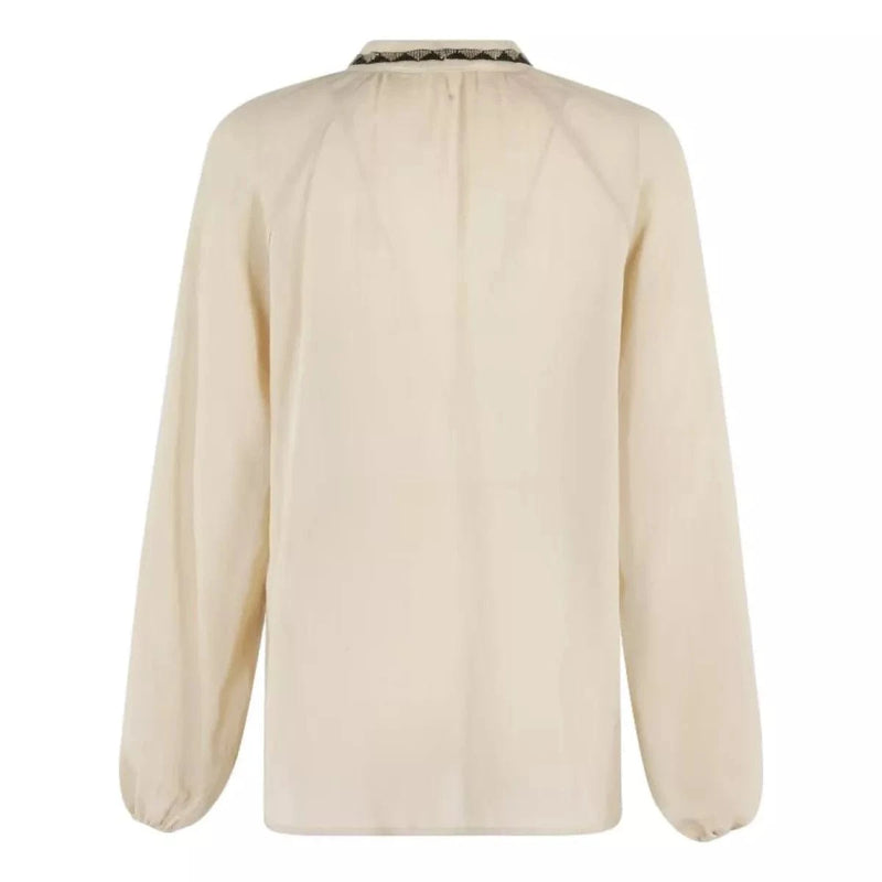 BAZAR DE LUXE M TOP 42 / ZAND COMBI Bazar De Luxe Blouse Zandkleur - Match Laren