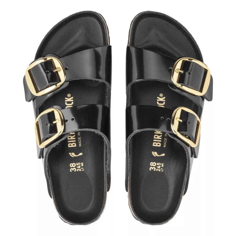 BIRKENSTOCK Birkenstock Arizona Big Buckle Zwart - Match Laren