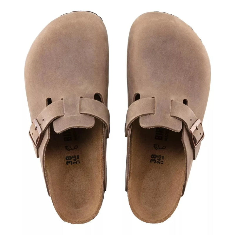 BIRKENSTOCK M SANDAAL Birkenstock Boston Klomp Bruin Vetleer - Match Laren