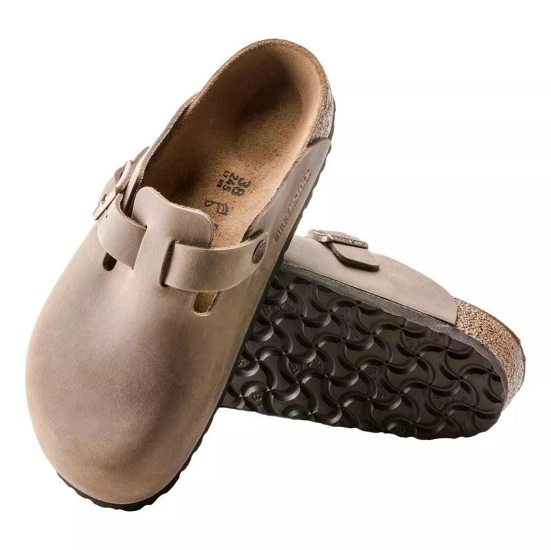 BIRKENSTOCK M SANDAAL Birkenstock Boston Klomp Bruin Vetleer - Match Laren