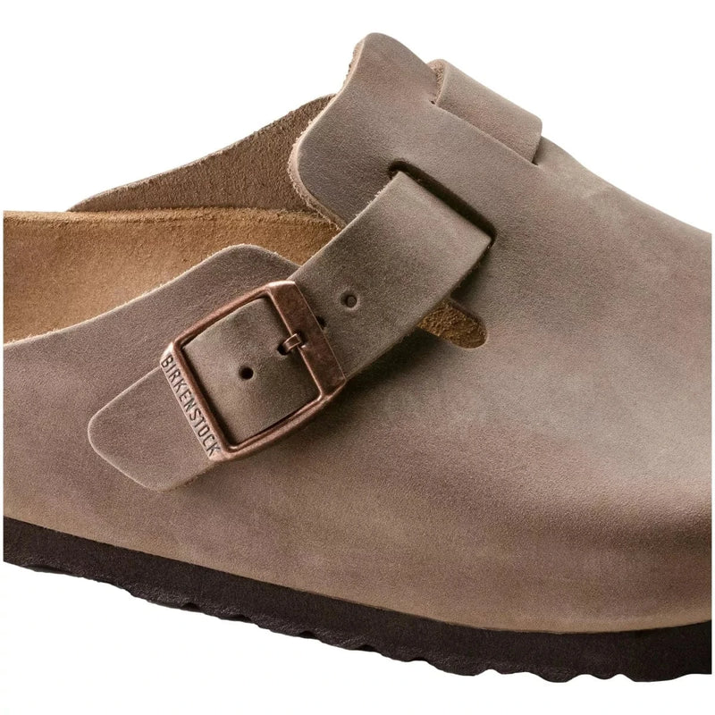 BIRKENSTOCK M SANDAAL Birkenstock Boston Klomp Bruin Vetleer - Match Laren