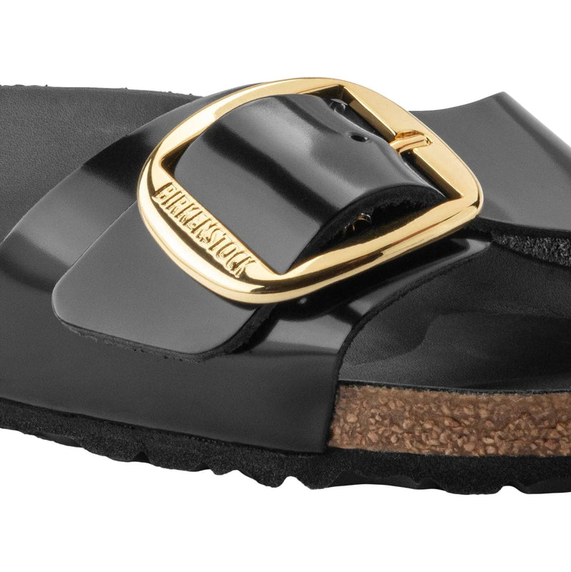 BIRKENSTOCK M SANDAAL Birkenstock Madrid Big Buckle Zwart Lak - Match Laren