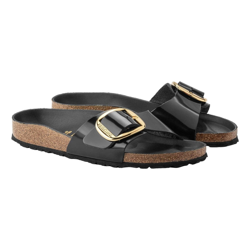 BIRKENSTOCK M SANDAAL Birkenstock Madrid Big Buckle Zwart Lak - Match Laren