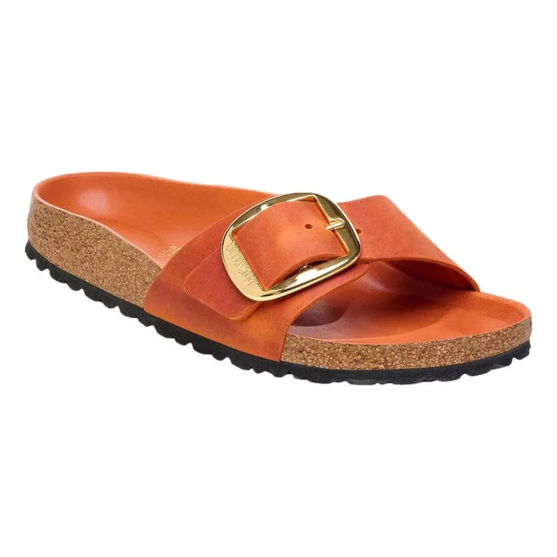 BIRKENSTOCK Madrid Big Buckle Vetleer Oranje - Match Laren