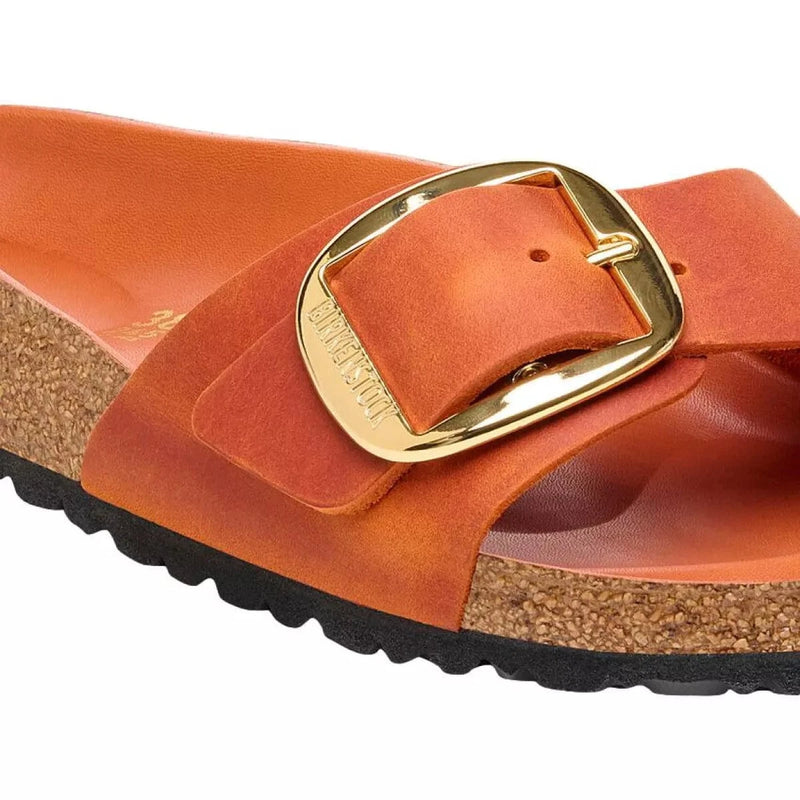 BIRKENSTOCK Madrid Big Buckle Vetleer Oranje - Match Laren