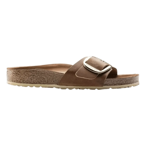 BIRKENSTOCK M SLIPPER 37 / COQNAC Birkenstock Slipper Madrid Big Buckle Coqnac - Match Laren