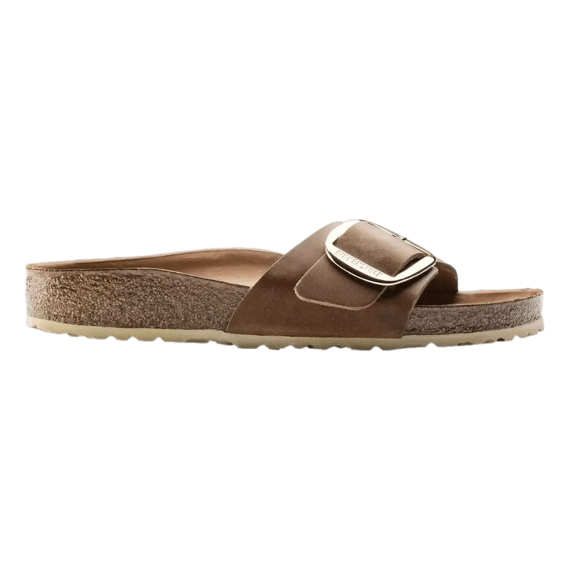 BIRKENSTOCK M SLIPPER 37 / COQNAC Birkenstock Slipper Madrid Big Buckle Coqnac - Match Laren
