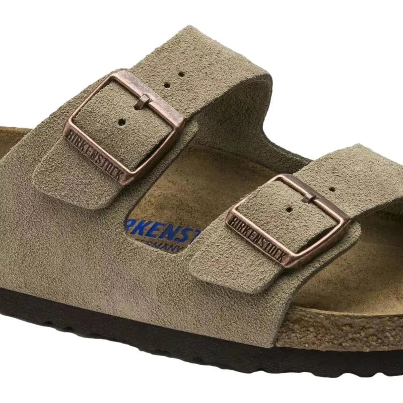 BIRKENSTOCK M SLIPPER Birkenstock Slipper Arizona Taupe - Match Laren
