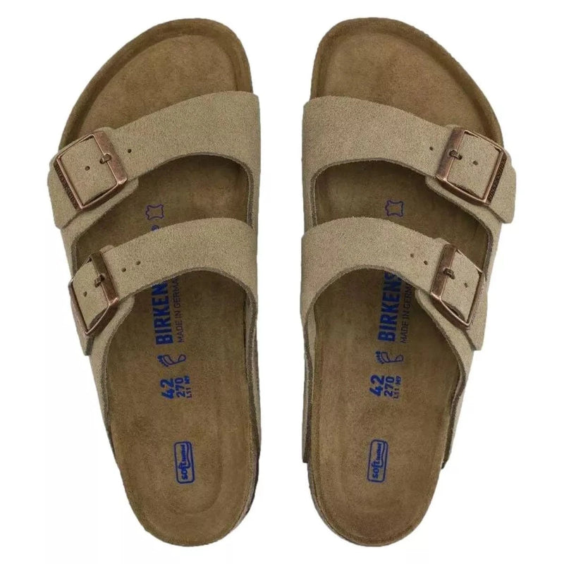 BIRKENSTOCK M SLIPPER Birkenstock Slipper Arizona Taupe - Match Laren
