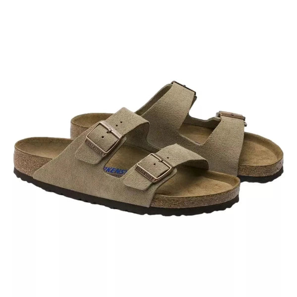 BIRKENSTOCK M SLIPPER Birkenstock Slipper Arizona Taupe - Match Laren