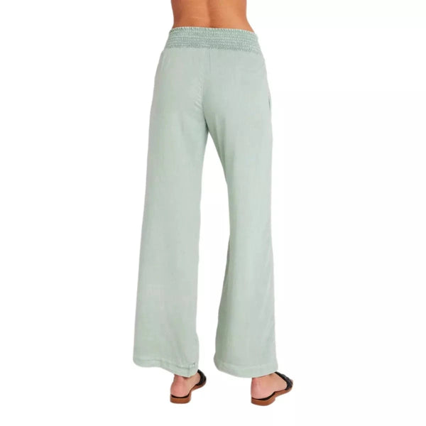BLLMR M BROEK XL / MINT Bella Dahl Broek Met Gesmokte Taille En Wijde Pijpen Mint - Match Laren
