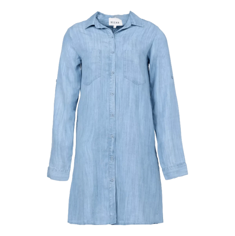 BLLMR M JURK Bllmr Mini-Jurk Nora Licht Denim - Match Laren