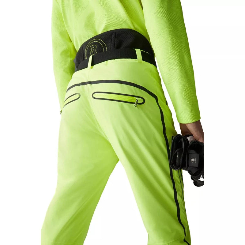 BOGNER SKI BROEK 52L / NEON GEEL BOGNER Tim Ski Trousers Neon Yellow - Match Laren