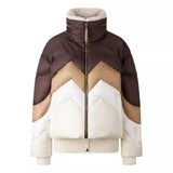 BOGNER SKI JACK 38 / BRUIN COMBI Bogner Donzen ski-jas Vanja in Donkerbruin - Match Laren