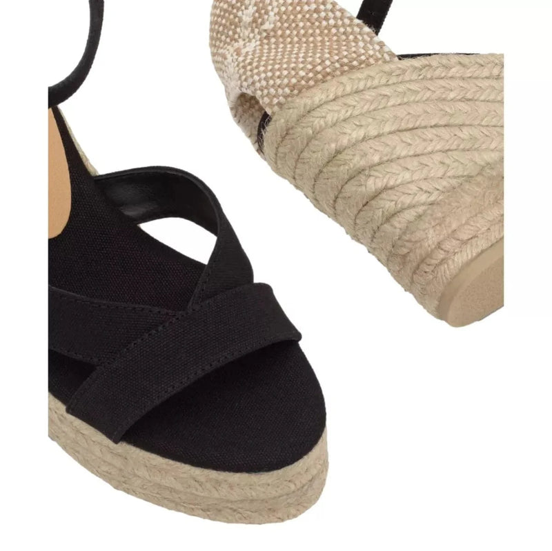 CASTANER M SCHOEN HAK Castañer Sandalen Met Sleehak Zwart - Match Laren