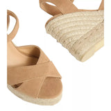 CASTANER M SCHOEN HOOG Castañer Sleehak Blaudell Camel - Match Laren