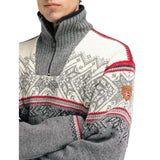 DALE OF NORWAY AS SKI WINDSTOPPER XL / GRIJS MELEE Dale Of Norway As Vail Ski Sweater Grijs Melee - Match Laren