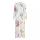 DEA KUDIBAL M JURK Dea Kudibal Floral Mary Jurk Dahlia - Wit