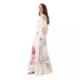 DEA KUDIBAL M JURK Dea Kudibal Floral Mary Jurk Dahlia - Wit