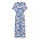 DEA KUDIBAL M JURK Dea Kudibal Laurie Solar Midi Jurk - Blauw