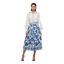 DEA KUDIBAL M ROK S / BLAUW COMBI Dea Kudibal Petrine Rok Blauw Met Bloemenprint - Match Laren